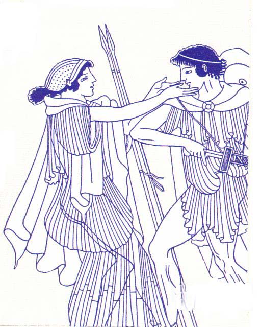2 greek figures